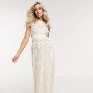 ASOS “Lace and Beads Bridal” gown. Size 8. BNWT.